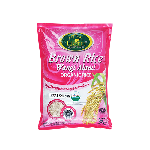 beras pandan wangi cokelat